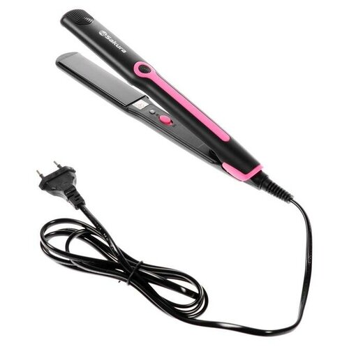 SAKURA Выпрямитель Sakura SA-4516P 35 Вт тефлоновое покрытие 90х27 мм 200С розовый 145500₽