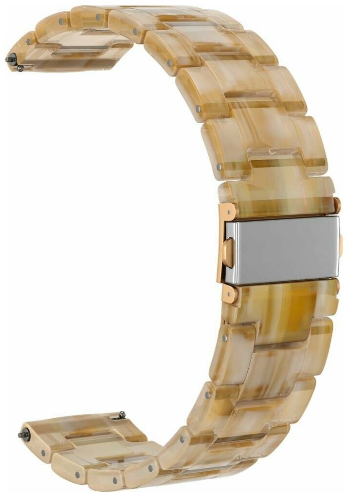 фото Ремешок из смолы GSMIN Farl 20 для Samsung Galaxy Watch 4 40мм (Бежевый)