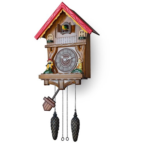 Часы с кукушкой TIMEGEAR 6116 с ночным режимом и деревянными декорациями