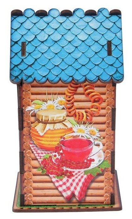 Чайный домик "Самовар", 9,8×9,8×17,4 см - фотография № 4