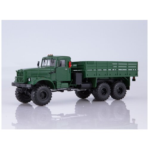 Масштабная модель КРАЗ-255Б1 бортовой (зеленый) игрушка краз 258б 77г зеленый