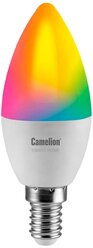 Умная лампочка светодиодная Camelion Smart Home E14, C35, 7 Вт, 6500 К