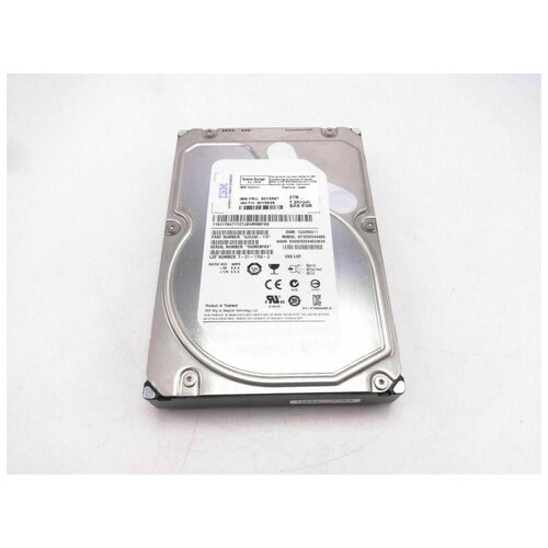 2 ТБ Внутренний жесткий диск IBM 90Y8597 (90Y8597) жесткий диск 90y8822 ibm express 2tb 7 2k 6gbps nl sata 3 5 inhdd