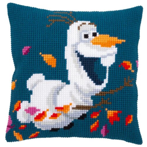 PN-0182776 Набор для вышивания крестом (подушка) Vervaco Disney FROZEN 2 OLAF