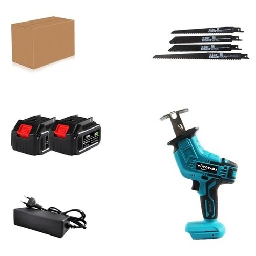 Пила сабельная аккумуляторная 18 v 2 аккумулятора 3 ач 7900₽