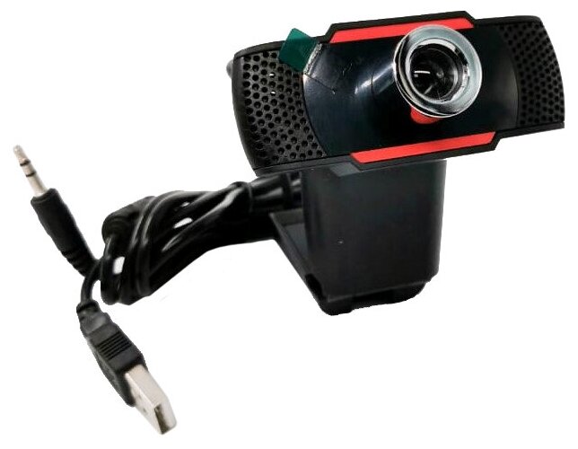 Веб камера для компьютера со встроенным микрофоном RD-X20, крепление на монитор, USB 2.0, совместимость с Windows, Mac OS, Linux