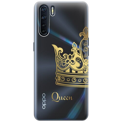 Силиконовый чехол с принтом True Queen для OPPO A91 / Reno3 / Оппо А91 / Рено 3 силиконовый чехол с принтом cocktail splash для oppo a91 reno3 оппо а91 рено 3