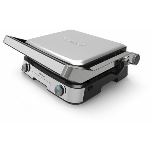 Гриль электрический для дома Pioneer со съемными антипригарными панелями 3 рабочих положения гриль мини-печь и барбекю регулировка температуры антипригарная система 5G 2000 Вт 536600₽