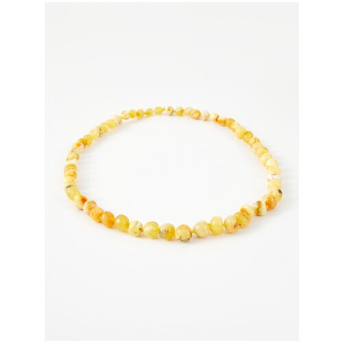 Бусы из натурального янтаря женские, 52 см