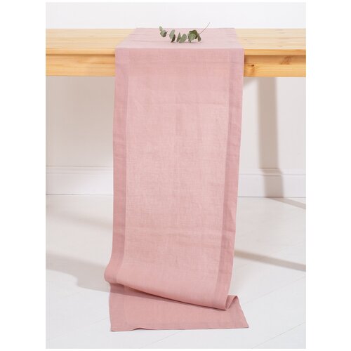 Дорожка на стол Batuffolo Dusty Rose Linen, Пыльная Роза Лен, 35*150