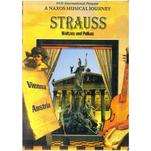 mozart piano concertos 13 20 musical journey scenes of salzburg naxos dvd deu двд видео 1шт Strauss-Waltzes and Polkas-Musical Journey-Vienna Naxos DVD (ДВД Видео 1шт) No Region Coding