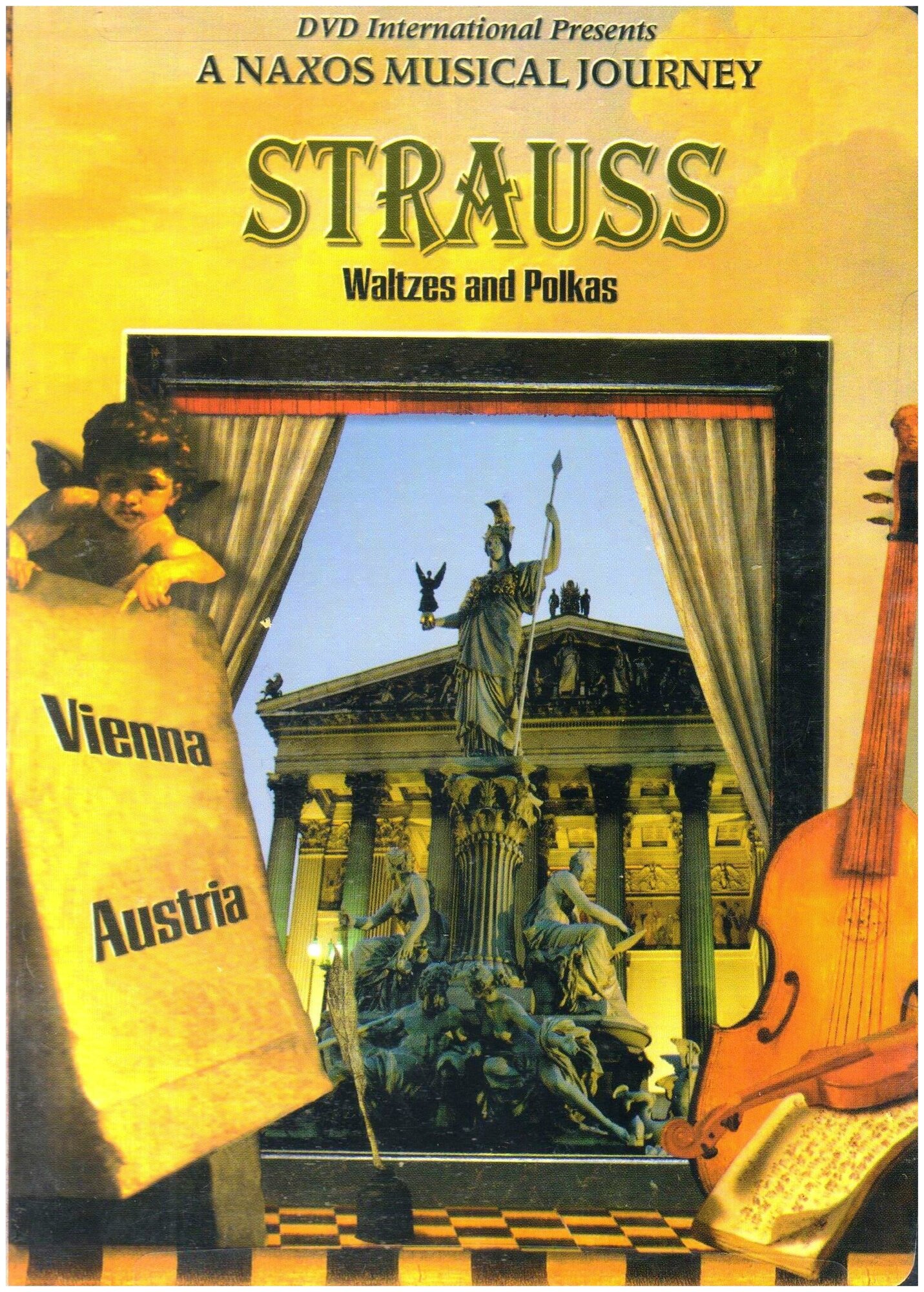 Strauss-Waltzes and Polkas-Musical Journey-Vienna Naxos DVD (ДВД Видео 1шт) No Region Coding