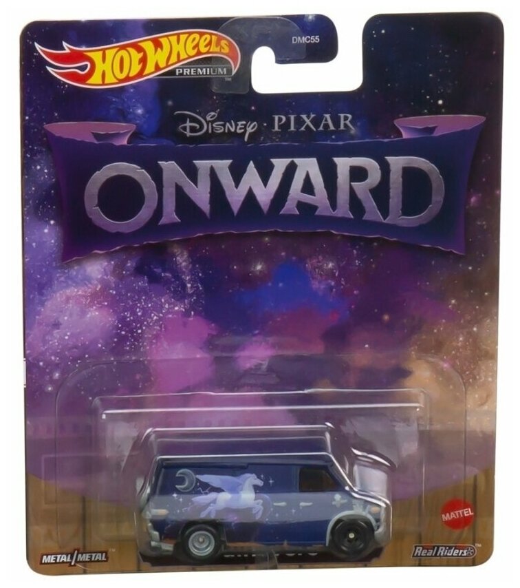 Машинка Hot Wheels PREMIUM Тематическая премиальная Disney PIXAR ONWARD "Guinevere" / DMC55-HCP09