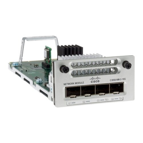 Модуль Cisco Catalyst C3850-NM-2-10G модуль moxa iologik e1211 6025082 ethernet ввода вывода 16 do 2 x ethernet 10 100