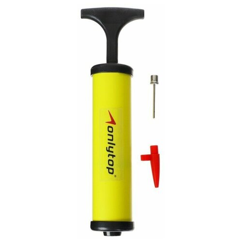 фото Насос для мячей 20 см, 2 насадки, цвета микс onlitop