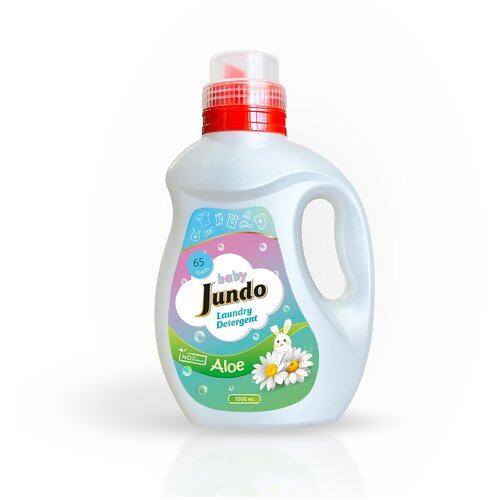 Гель для стирки детского белья Jundo BABY, с экстрактом алое вера, 65 стирок, 1000 мл