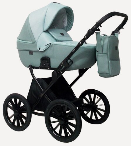 Изображение товара Коляска 2в1 Indigo PORTO Classic универсальная, всесезонная (05), светло-зеленый
