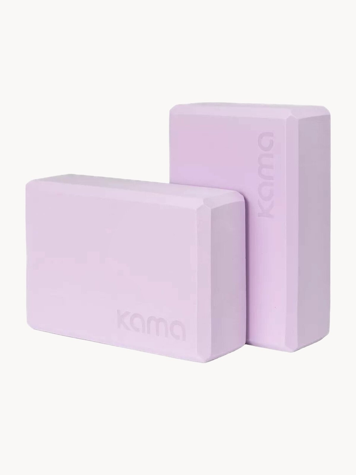 Блоки для йоги и фитнеса, Kama, 2 шт, лиловые