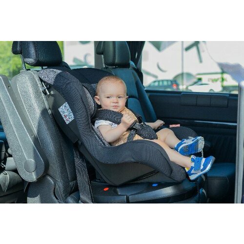 фото Автокресло группа 0/1 (до 18 кг) babycare rubin, black/grey 1023