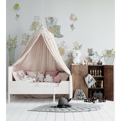 Наклейки интерьерные на стену Little kittens