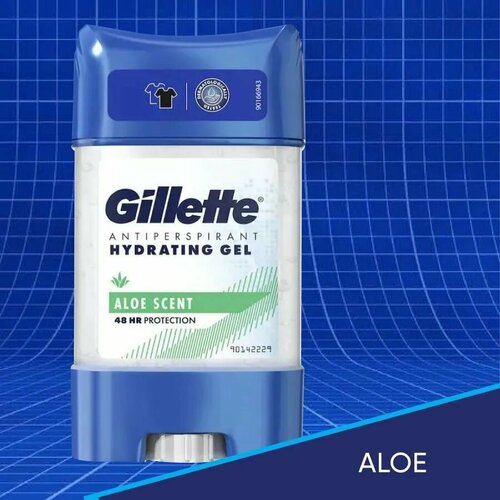 GILLETTE Гелевый дезодорант Aloe Scent, 70 мл.