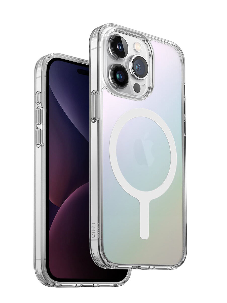 Защитный чехол Uniq Lifepro Xtreme AF MagSafe для iPhone 15 Pro Iridescent