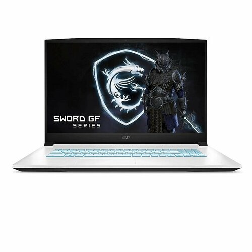 Ноутбук MSI Sword 17 A12UCR-823XRU 9s7-17l522-823 173 i5 12450H16Гб DDR5512Гб SSDNVIDIA GeForce RTX 3050без OSwhite 11374600₽