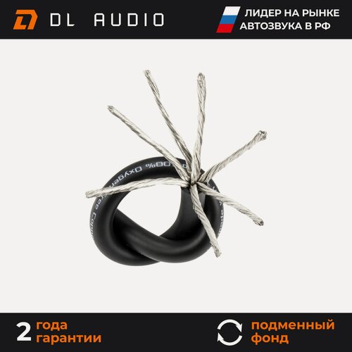 Изображение товара Кабель силовой DL Audio Raven Power Cable 4 Ga Black ( 3 Метра )