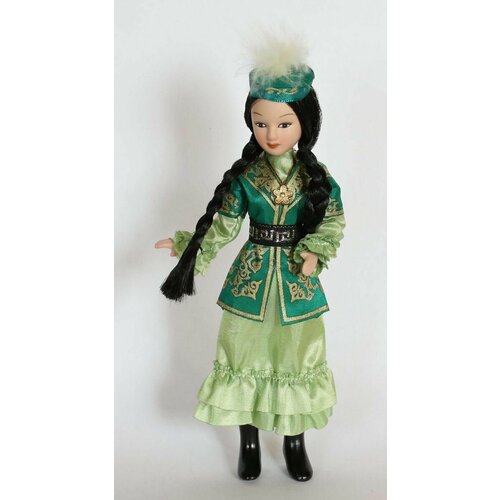 кукла коллекционная в монгольском праздничном костюме Кукла коллекционная в казахском праздничном костюме