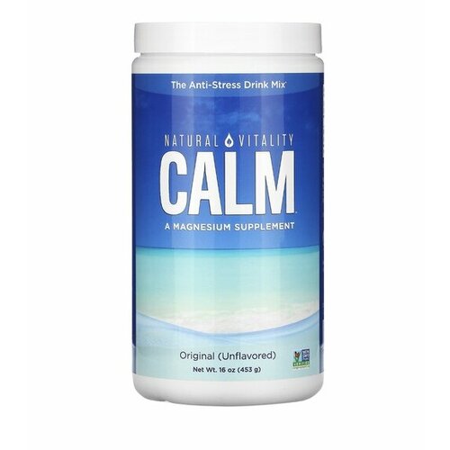 CALM магниевая антистрессовая смесь Natural Vitality CALM без вкуса 453 гр