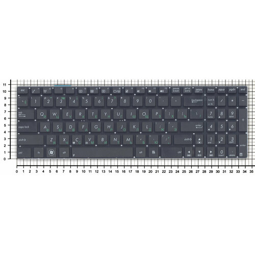 Клавиатура для ноутбука ASUS 9Z. N8BSU.101 клавиатура для ноутбука asus 9z n8bsu 101 черная с белой подсветкой