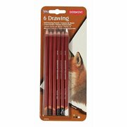 "Derwent Drawing" - цветные карандаши 6 штук