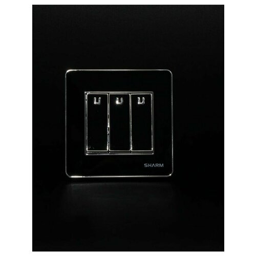 Выключатель света трехклавишный 107