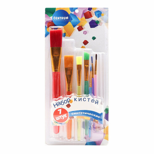 73066 Набор цветных кистей 7 шт 380₽