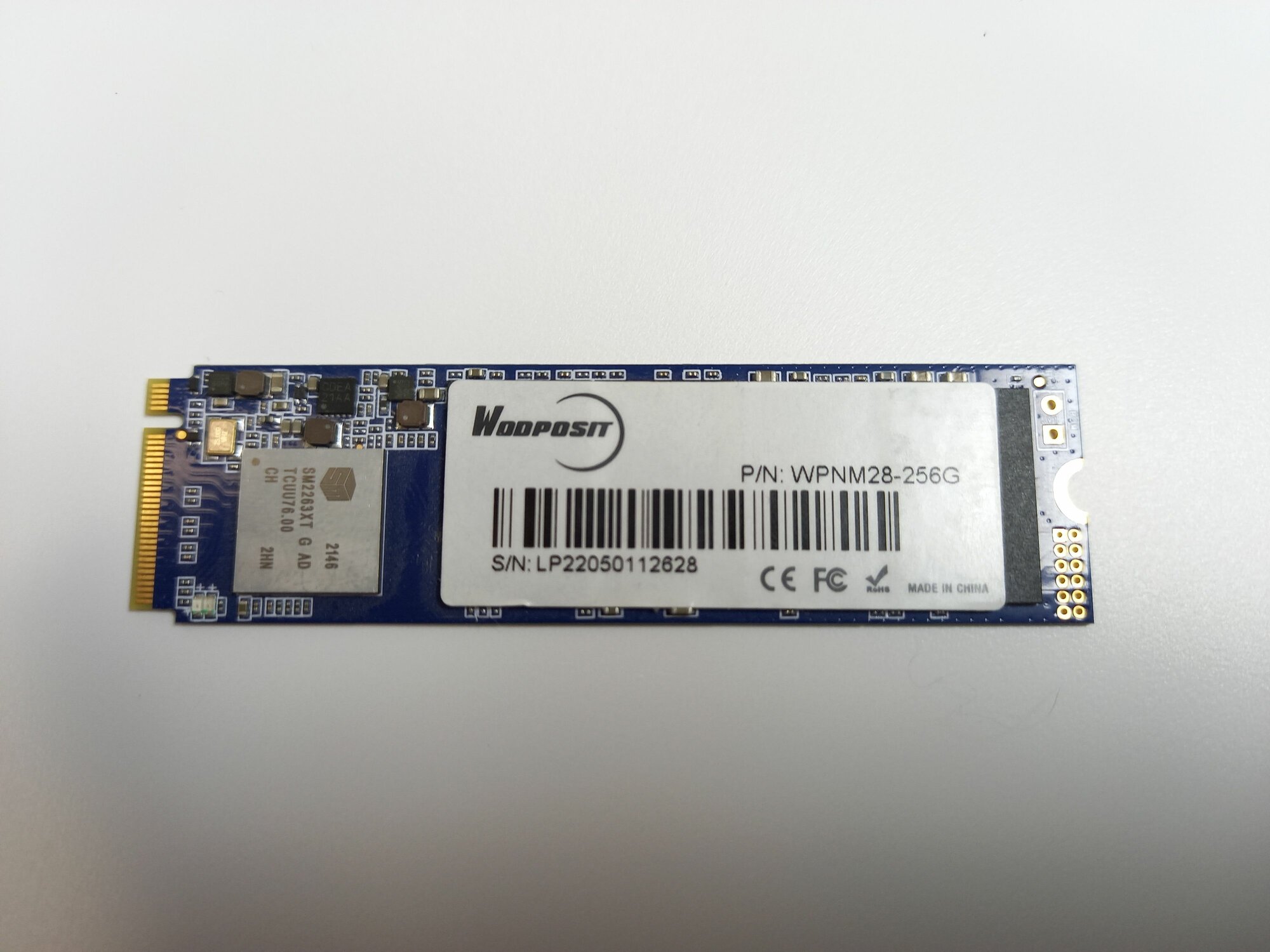 Накопитель SSD WODPOSIT WPNM28-256G 256GB