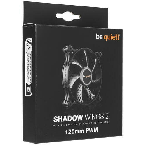 Вентилятор для корпуса be quiet! Shadow Wings White 120mm PWM BL089 - фото №12