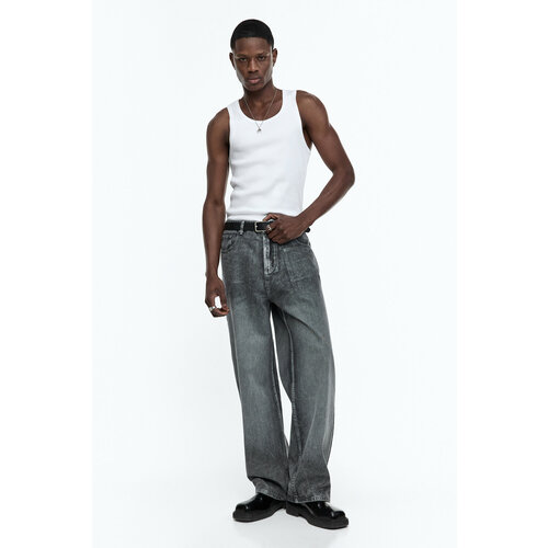 Джинсы широкие Befree, размер 34/176, светло-серый джинсы befree размер 34 176 черный