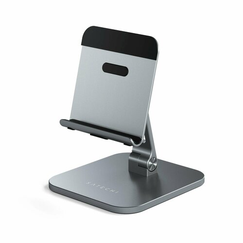 Подставка Satechi Aluminum Desktop Stand (ST-ADSIM) для iPad Pro (Space Grey) регулируемая подставка для планшета алюминиевая настольная подставка совместимая с док станцией для планшета 4 13 дюймов для ipad 9 7 10 5 12 9