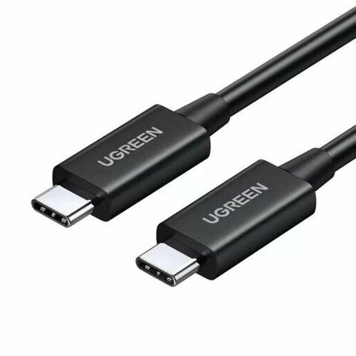 Кабель UGREEN US501 (60621) USB-C to USB-C Thunderbolt 4 40Gbps 100W Data Cable. Длина 2 м. Цвет: черный.