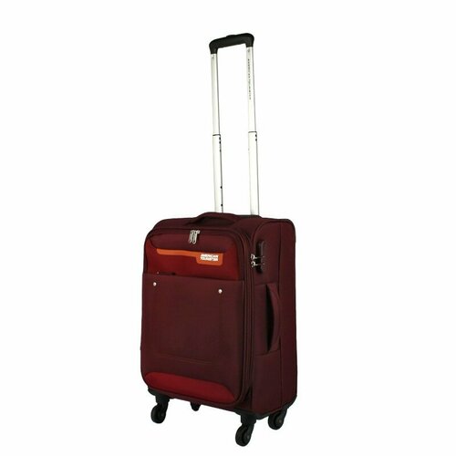 Чемодан American Tourister, 50 л, размер S, бордовый