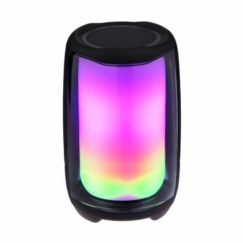 Портативная колонка Pulse 5 mini 5 Вт 1200 мАч BT50 подсветка чёрная 271700₽