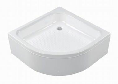 фото Поддон для душа Метакам Classik V полукруг 80х80 , усиленный на каркасе, h 355мм