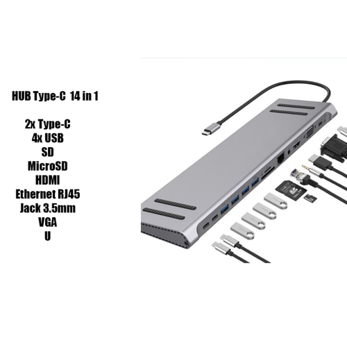 Usb хаб 14 в 1 499900₽