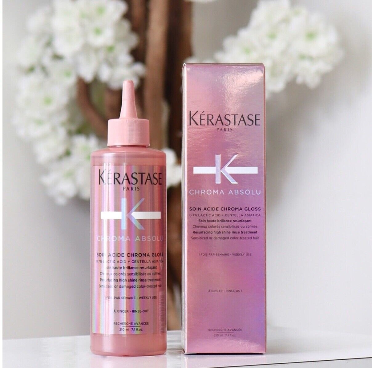 Kerastase Флюид Chroma Gloss для блеска и гладкости окрашенных волос, 250 мл (Kerastase, ) - фото №11
