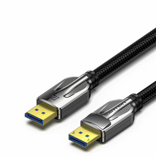 Кабель DisplayPort 2.0 (Дисплей порт) - DisplayPort 10K-8K Vention, 3 метра кабель displayport дисплей порт thunderbolt minidisplayport vention 3 метра