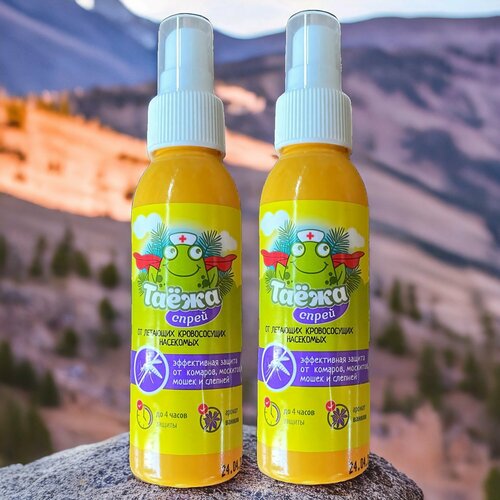 Спрей от комаров 15% 100мл / 2шт. Таёжа.