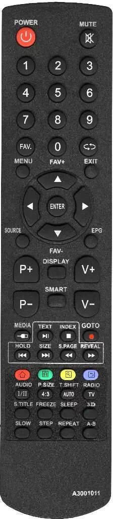 Пульт для телевизора AKAI A3001011 LCDTV