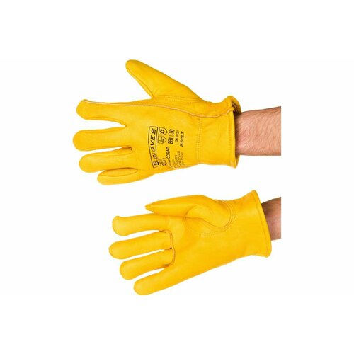 S. GLOVES Перчатки кожаные (лицевая кожа) SOBAT утепл. акрил. мех 11 размер 31999-11 перчатки кожаные reactor размер s чёрные