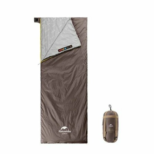 Спальный мешок Naturehike LW180 L (Коричневый)