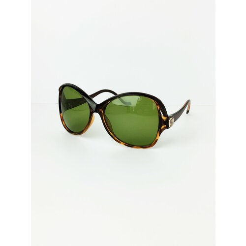 Солнцезащитные очки Шапочки-Носочки 07589-641-90-1, зеленый, коричневый